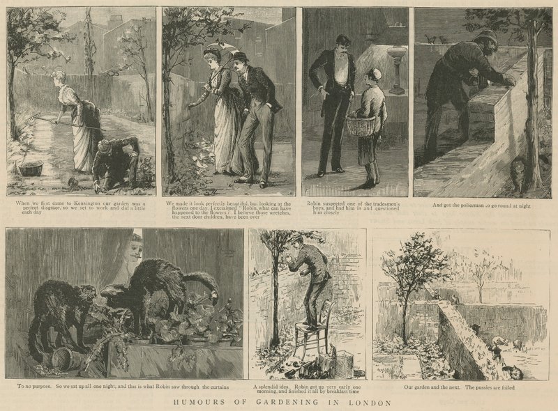 Humors of Gardening i London av English School