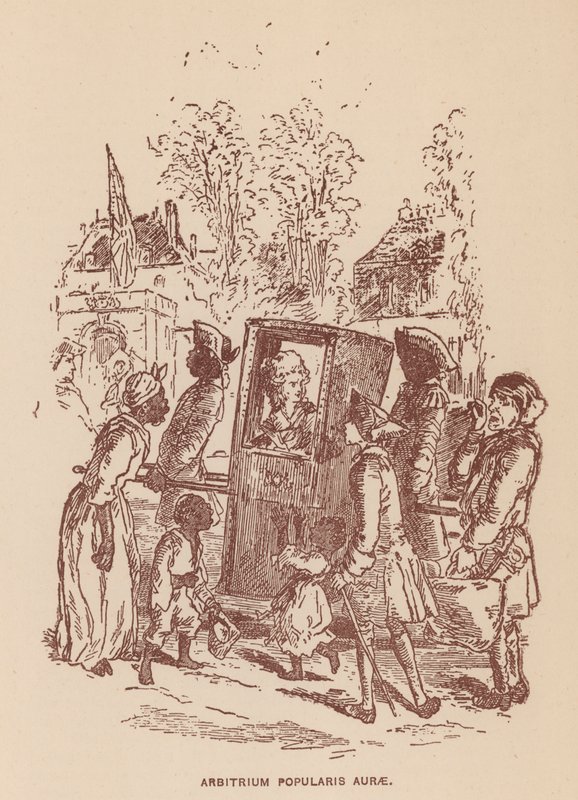 Illustration för The Virginians av Thackeray av English School