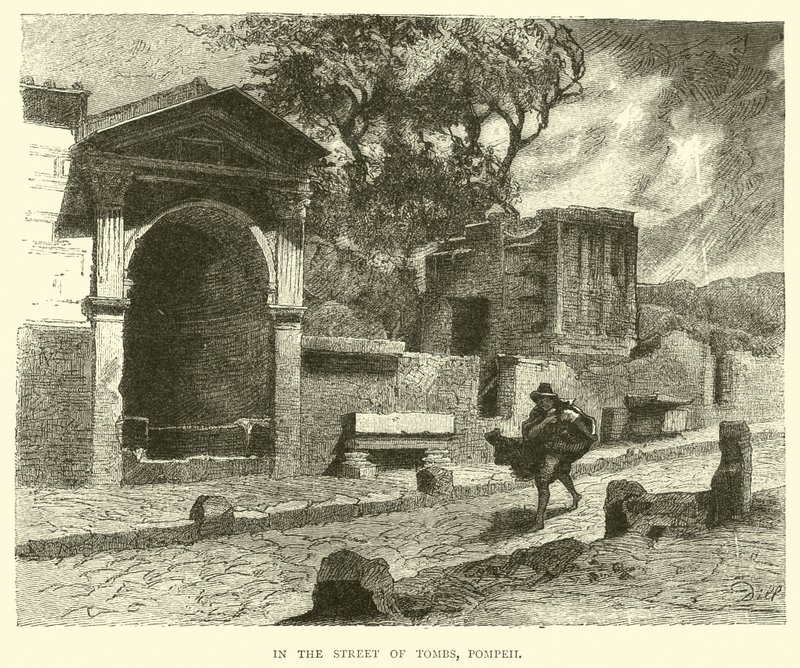 På gravgatan, Pompeji av English School