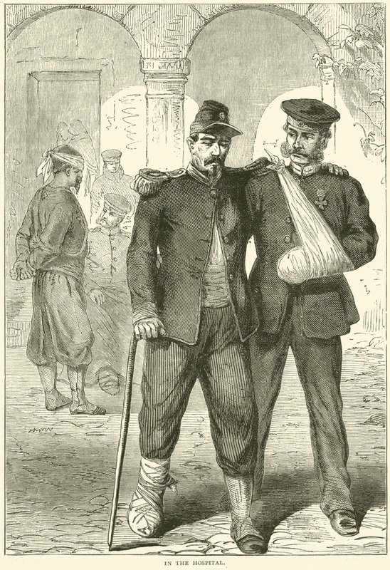 På sjukhuset, november 1870 av English School