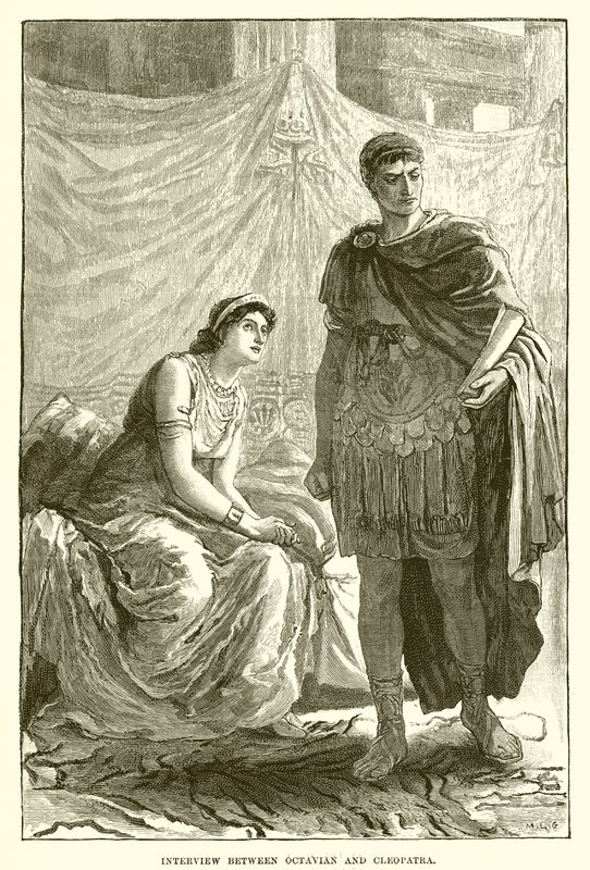 Intervju mellan Octavianus och Cleopatra av English School