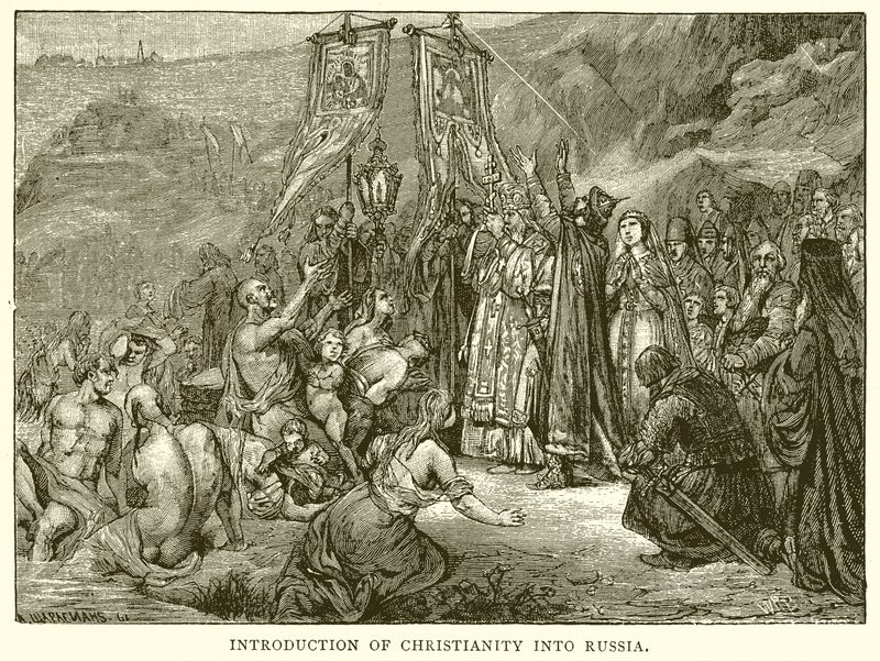 Kristendomens införande i Ryssland av English School