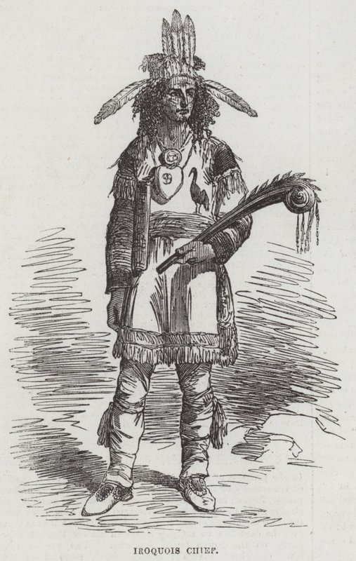 Iroquois Chief (gravyr) av English School