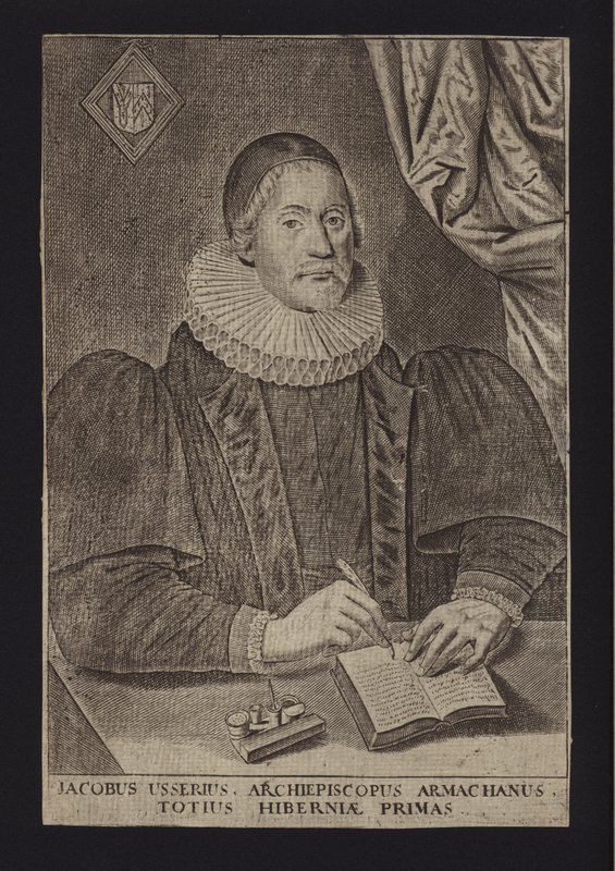 James Ussher, irländsk protestantisk präst (gravyr) av English School