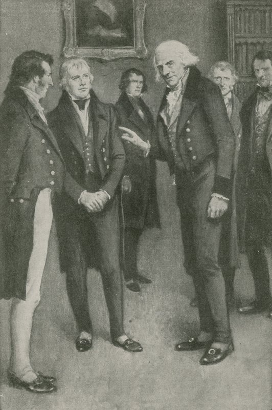 James Watt träffar Walter Scott av English School