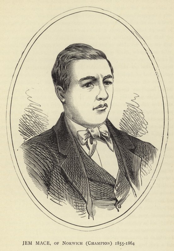 Jem Mace, av Norwich, Champion, 1855-1864 av English School