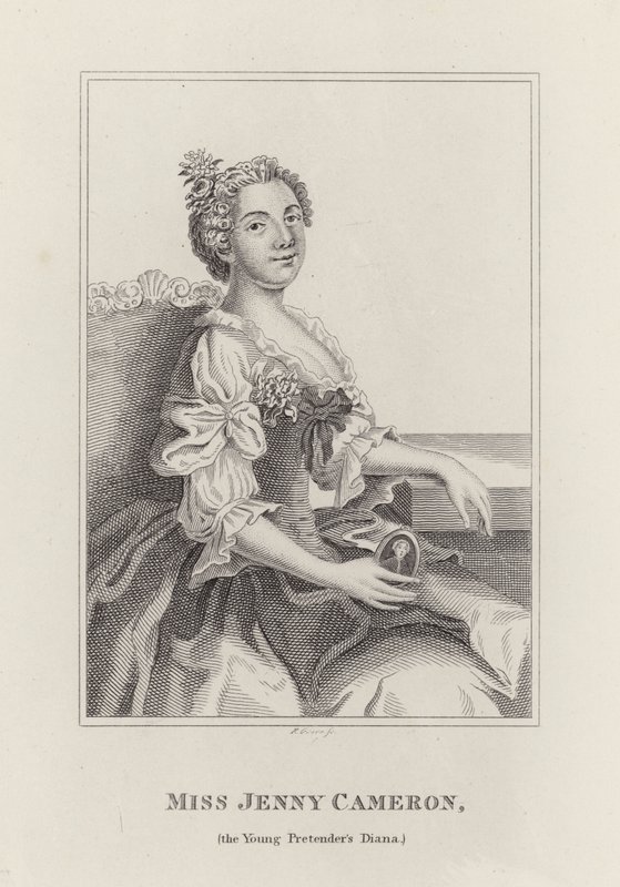 Jenny Cameron, Flora Macdonald (gravyr) av English School