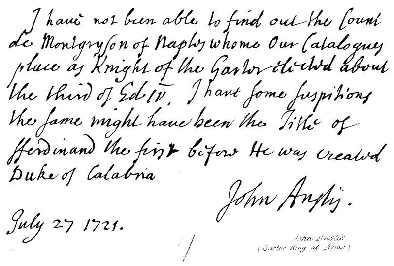 John Anstis (Garter King at Arms) av English School