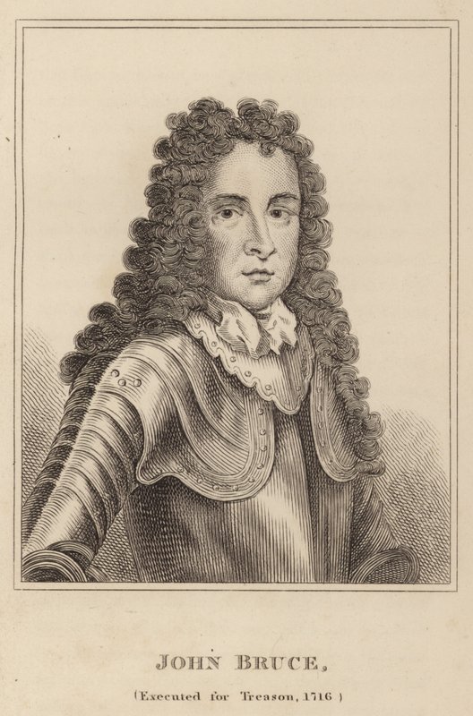 John Bruce, avrättad för förräderi, 1716 av English School