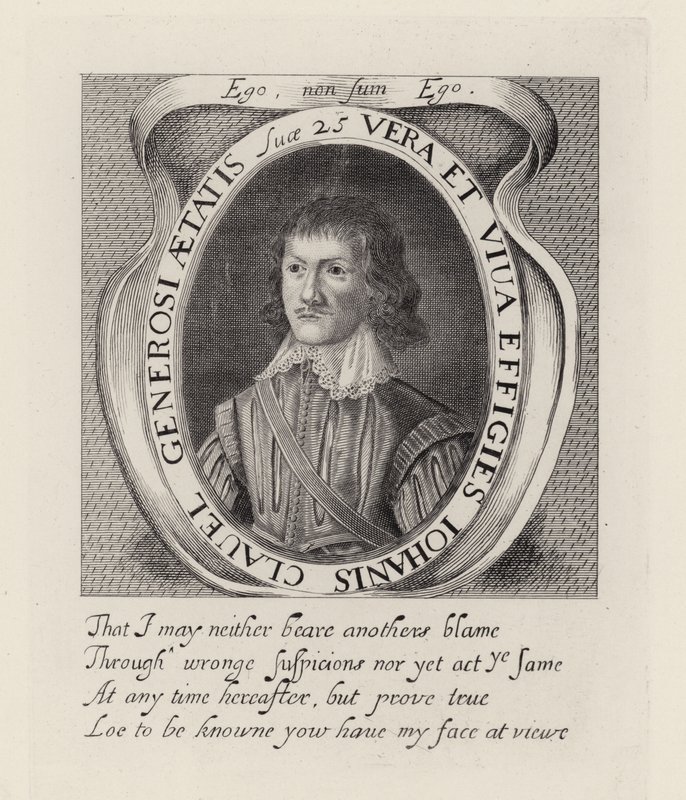John Clavel (gravyr) av English School