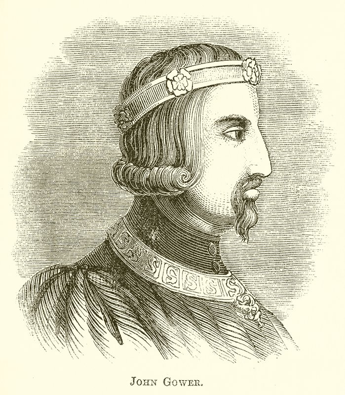 John Gower av English School