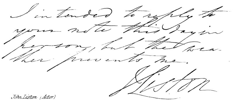 John Liston (skådespelare) av English School