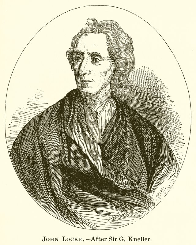 John Locke--efter Sir G. Kneller av English School