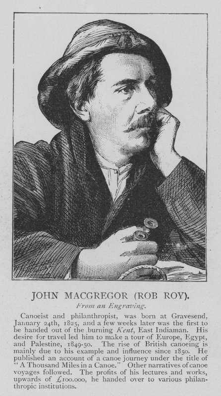 John Macgregor, Rob Roy (gravyr) av English School