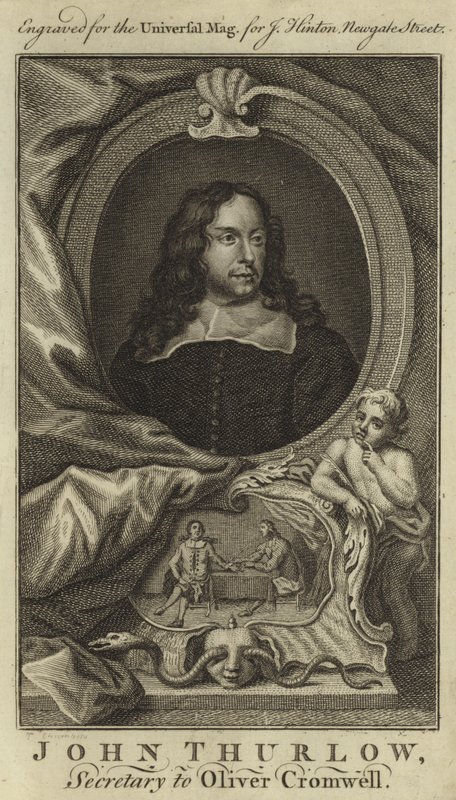 John Thurlow, sekreterare för Oliver Cromwell av English School