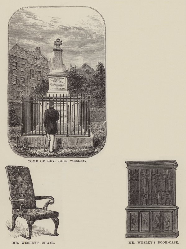 John Wesley (gravyr) av English School