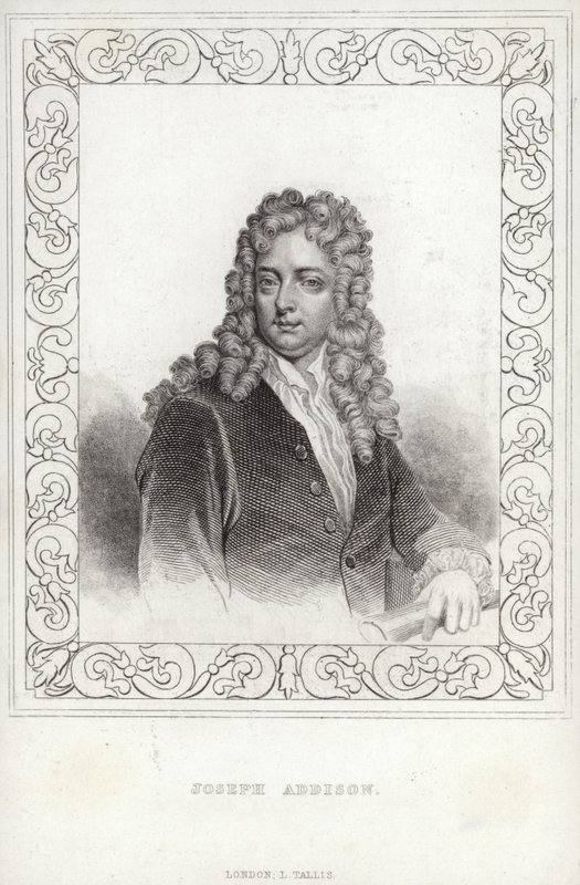 Joseph Addison, engelsk författare och politiker av English School