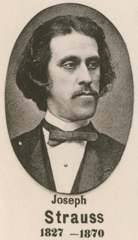 Joseph Strauss (gravyr) av English School