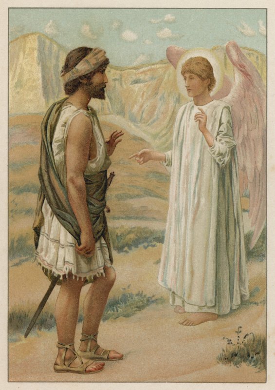 Josuas vision (kromolit) av English School