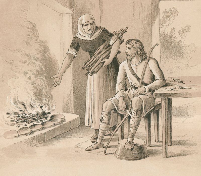 Kung Alfred och kakorna av English School