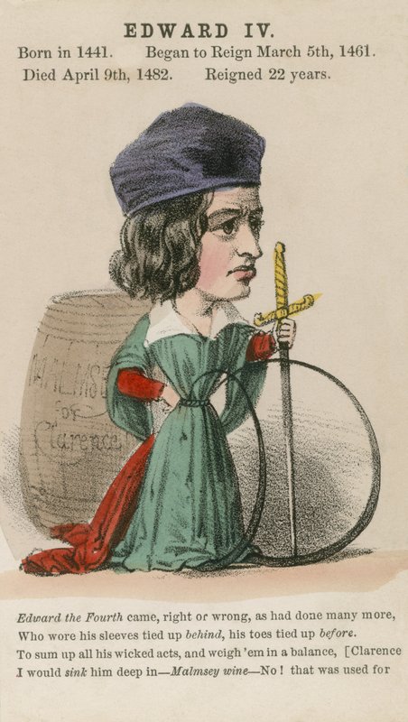 Kung Edward IV (akvatint) av English School