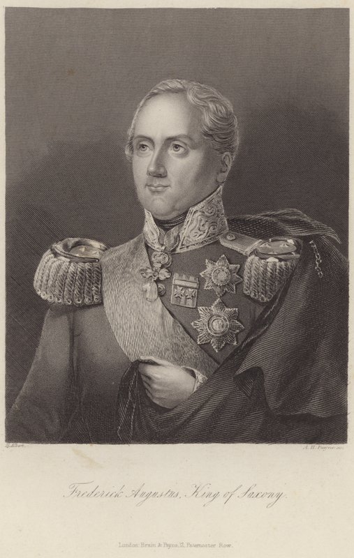 Kung Fredrik Augustus I av Sachsen av English School