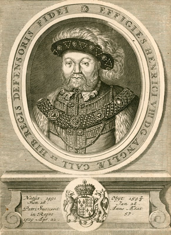 Kung Henrik VIII av English School