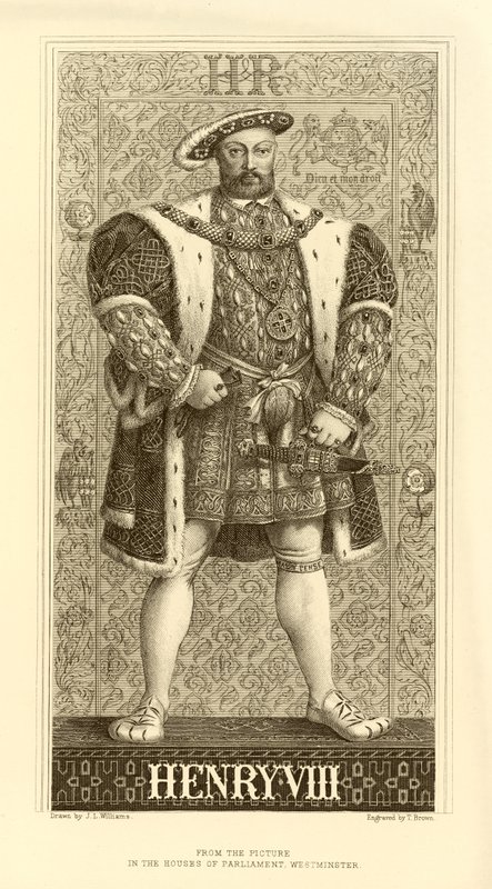 Kung Henrik VIII av English School