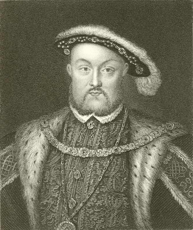 Kung Henrik VIII av English School