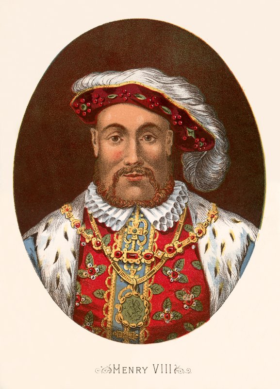 Kung Henrik VIII av English School
