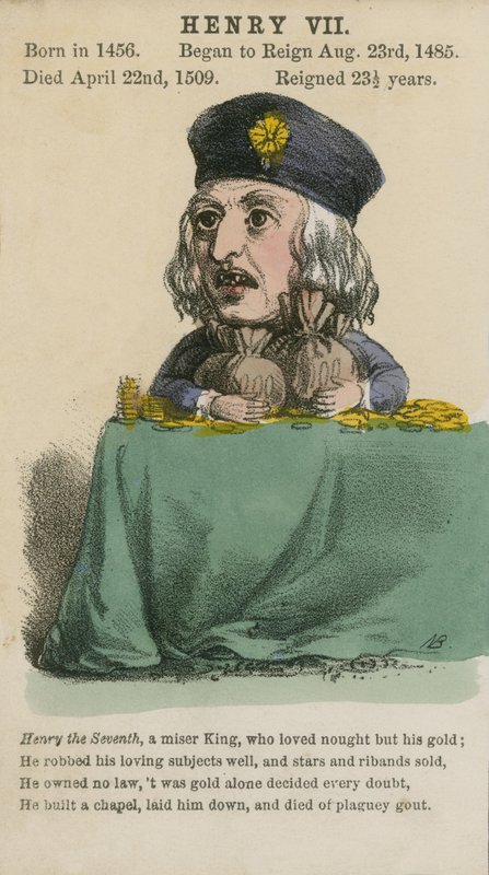 Kung Henrik VII (akvatint) av English School