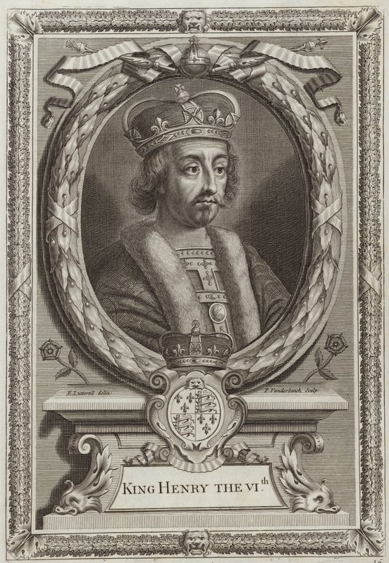 kung Henrik VI av England av English School