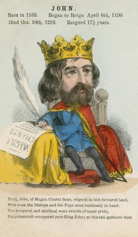 King John (akvatint) av English School