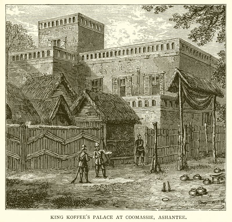 King Koffees Palace i Coomassie, Ashantee av English School