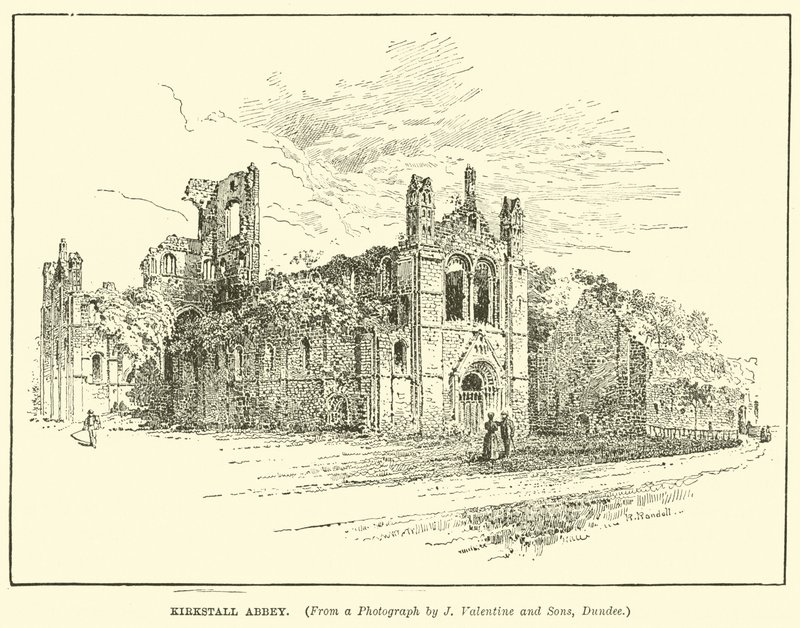 Kirkstall Abbey av English School