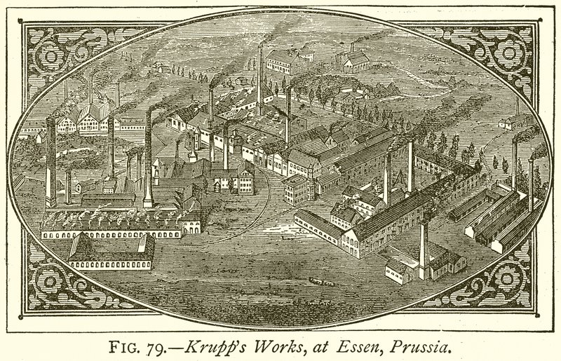 Krupps Works, i Essen, Preussen av English School