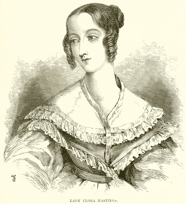 Lady Flora Hastings av English School