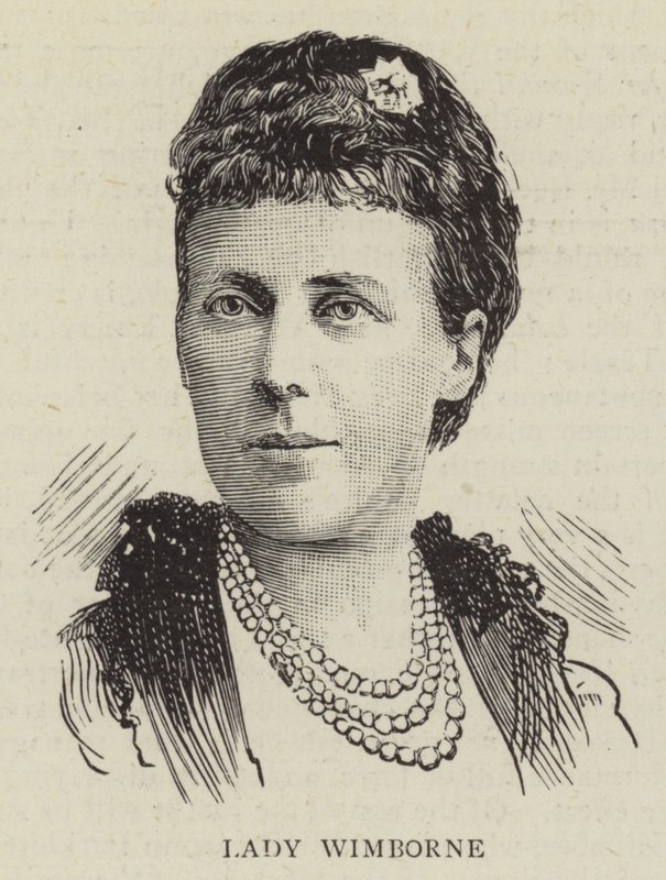 Lady Wimborne (gravyr) av English School