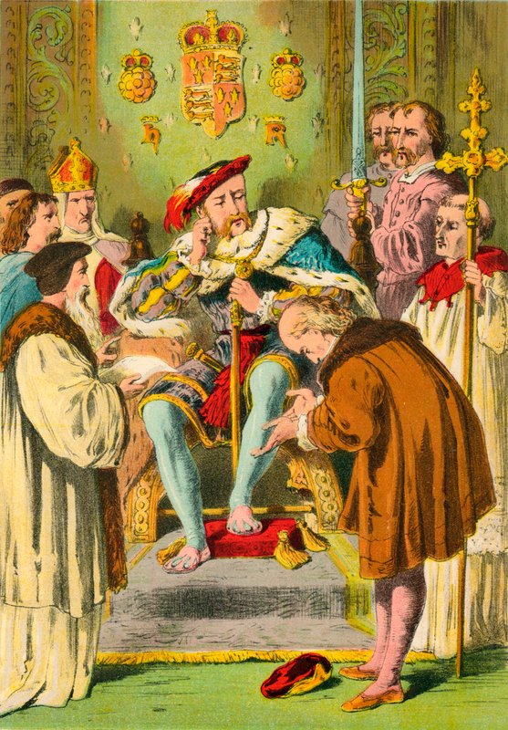 Lambert före Henrik VIII av English School