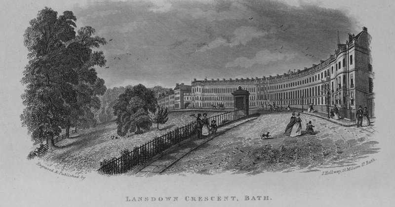 Lansdown Crescent, Bath (gravyr) av English School