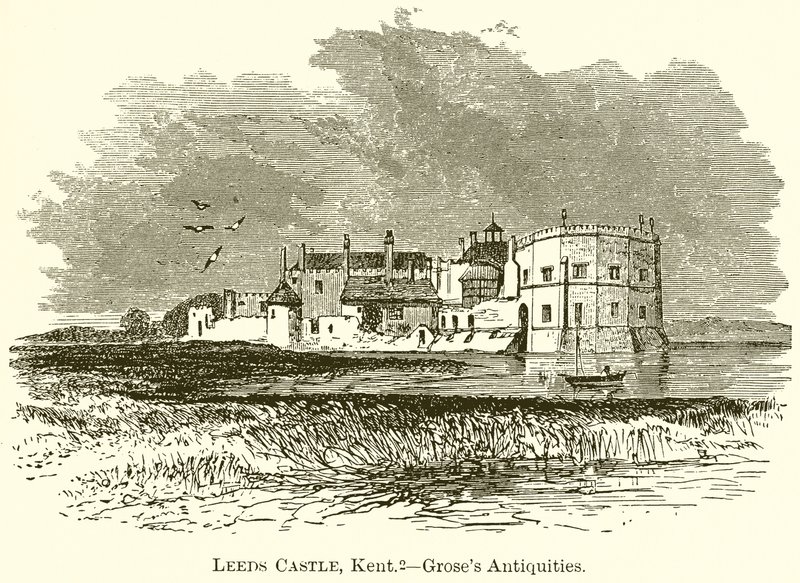 Leeds Castle, Kent.--Groses antikviteter av English School