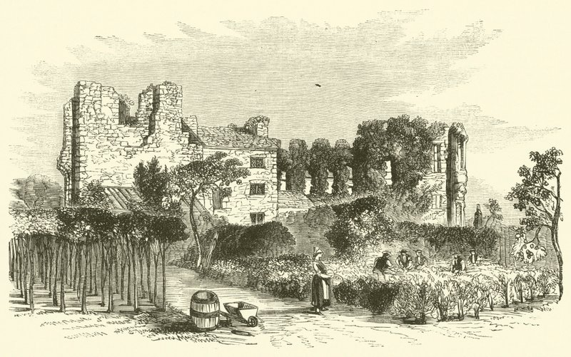 Leicester Abbey (gravyr) av English School