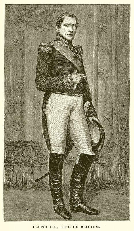 Leopold I., kung av Belgien av English School