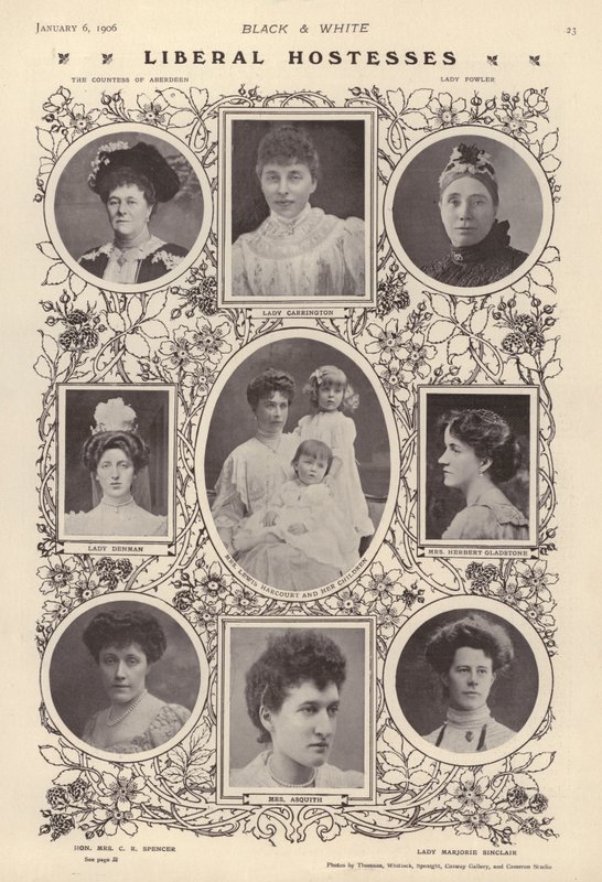 Liberala värdinnor (litho) av English School