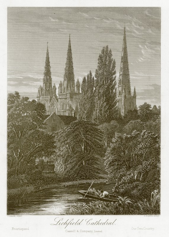 Lichfield katedral av English School