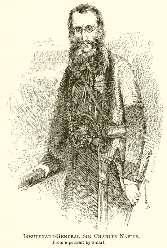 Generallöjtnant Sir Charles Napier av English School