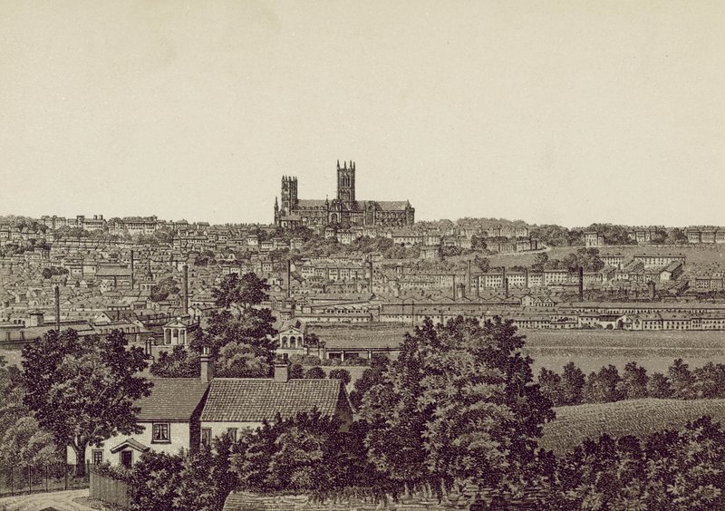 Lincoln (litografi) av English School