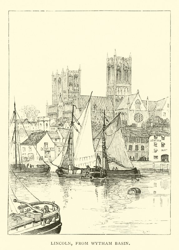 Lincoln, från Wytham Basin av English School