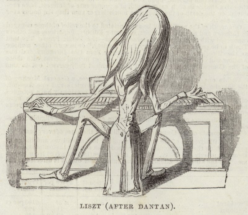 Liszt (efter Dantan) av English School