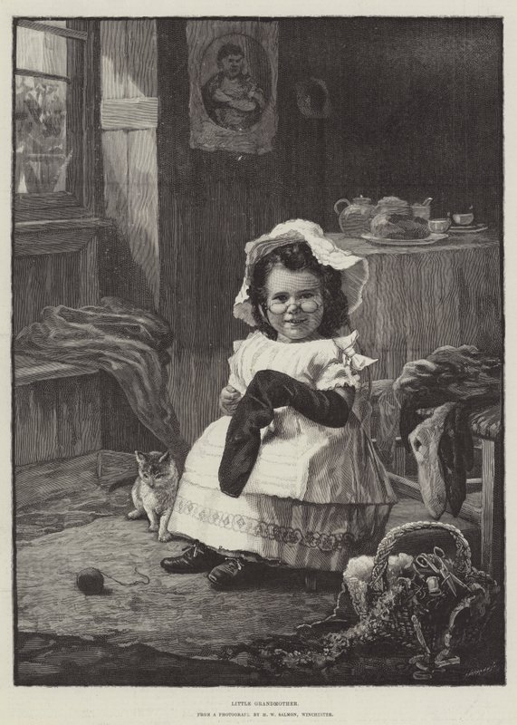 Lilla mormor (gravyr) av English School